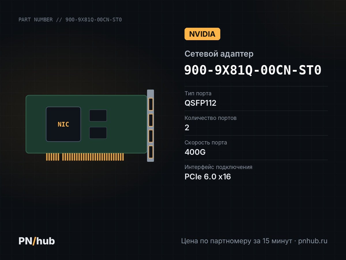 900-9X81Q-00CN-ST0 — NVIDIA C8240 (2x QSFP112 400GBE)